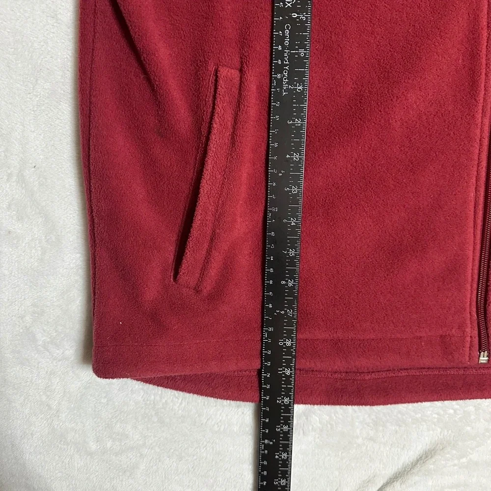 Vintage NFL Washington Redskins Full Zip Fleece Jacket XL Burgundy Yellow Retro